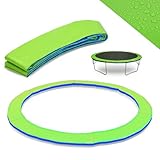 Youyijia Trintion Ø 366cm Trampolin Randabdeckung - Reißfest & UV-resistent EPE-Schaumstoff, Ersatz Federabdeckung Randschutz Rahmenpolster für Gartentrampoline (Grün)