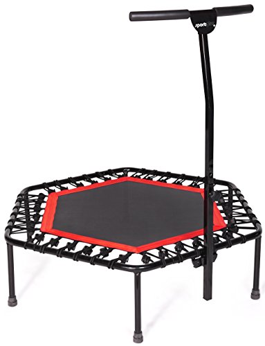 SportPlus SP-T-110 Fitness Trampolin mit Bungee-Seil-System Ø 110 cm